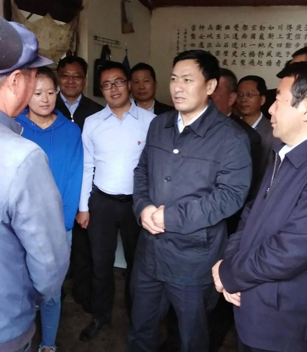 乡百花村走访考察鼓楼区政府,企业家代表一行9月5日上午,朱训志带领