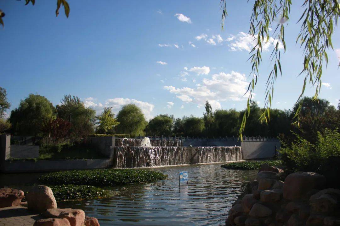 平遥古城迎熏公园介休博物馆广场晨曦