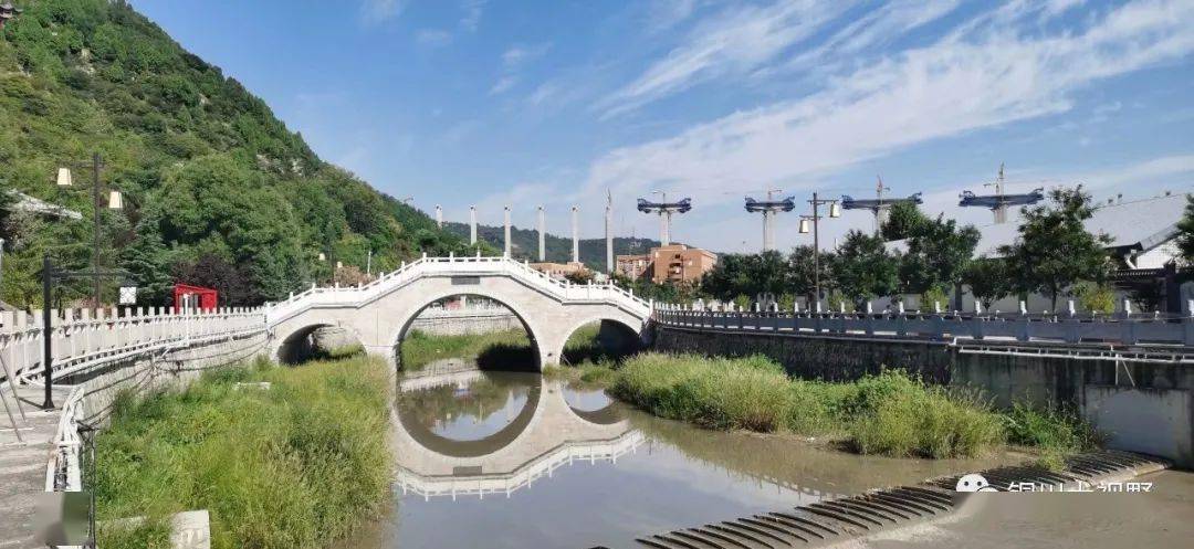 铜川母亲河漆水河上的桥