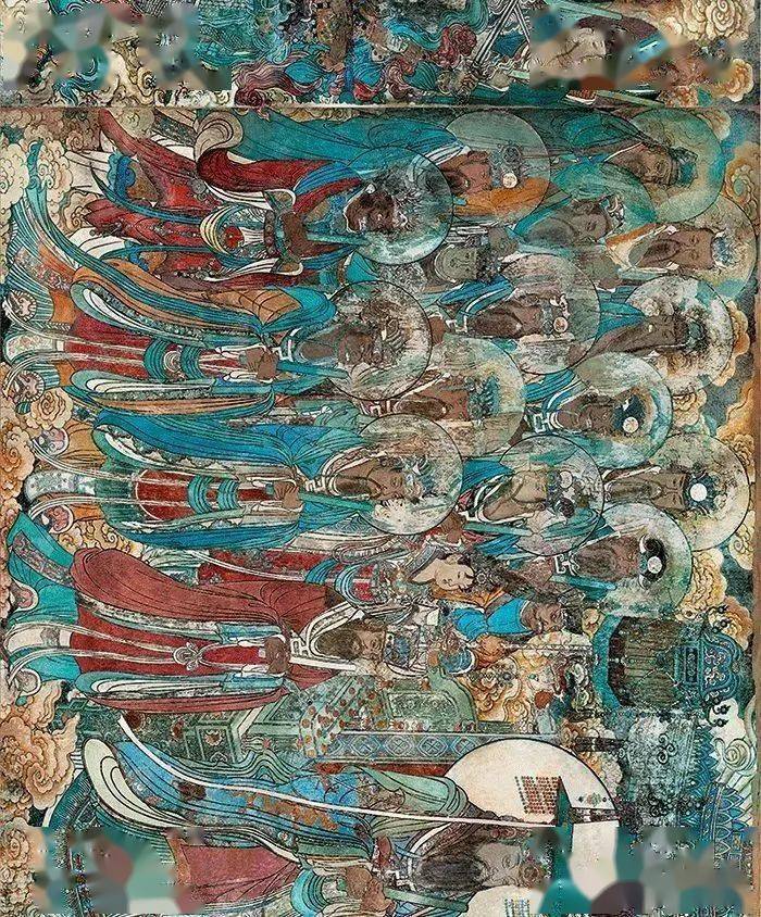 元代《朝元图》壁画欣赏_永乐宫