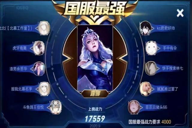 国服露娜争夺进入白热化,榜首已经20000分,又是富婆霸榜?