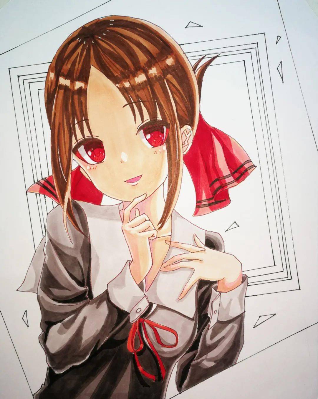 t馆绘画小课堂马克笔之四宫辉夜