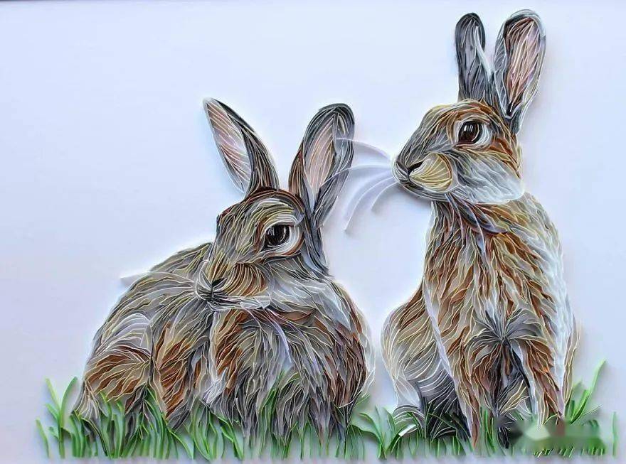 让人惊艳的用衍生纸画作