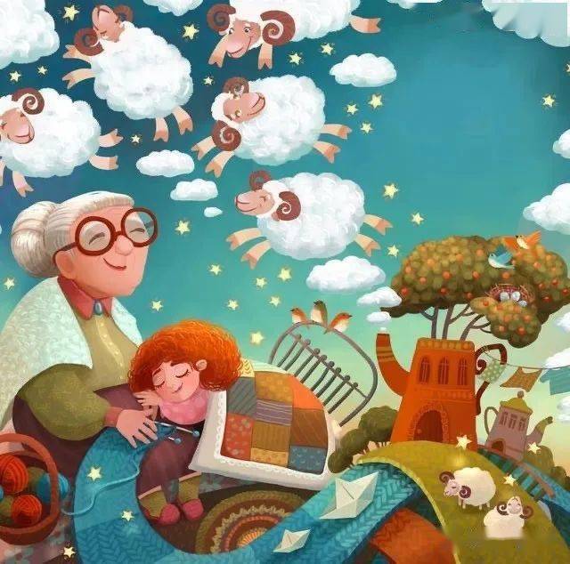 20张绿色系儿童插画,带你走进孩子眼中的童真世界_手机搜狐网