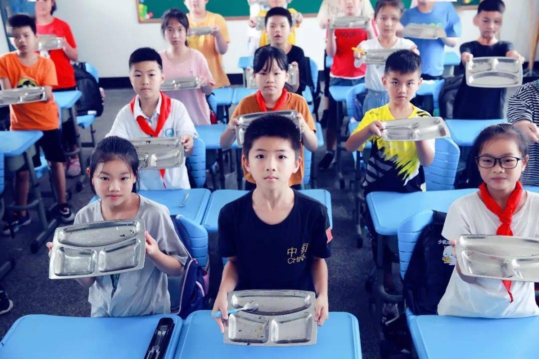 "光盘行动"我能行,拒绝浪费有决心!浣东街道双桥小学这样做