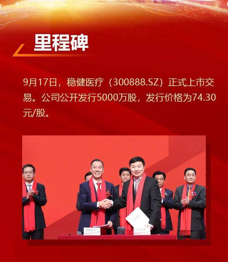 恭喜我会会员企业稳健医疗a股上市