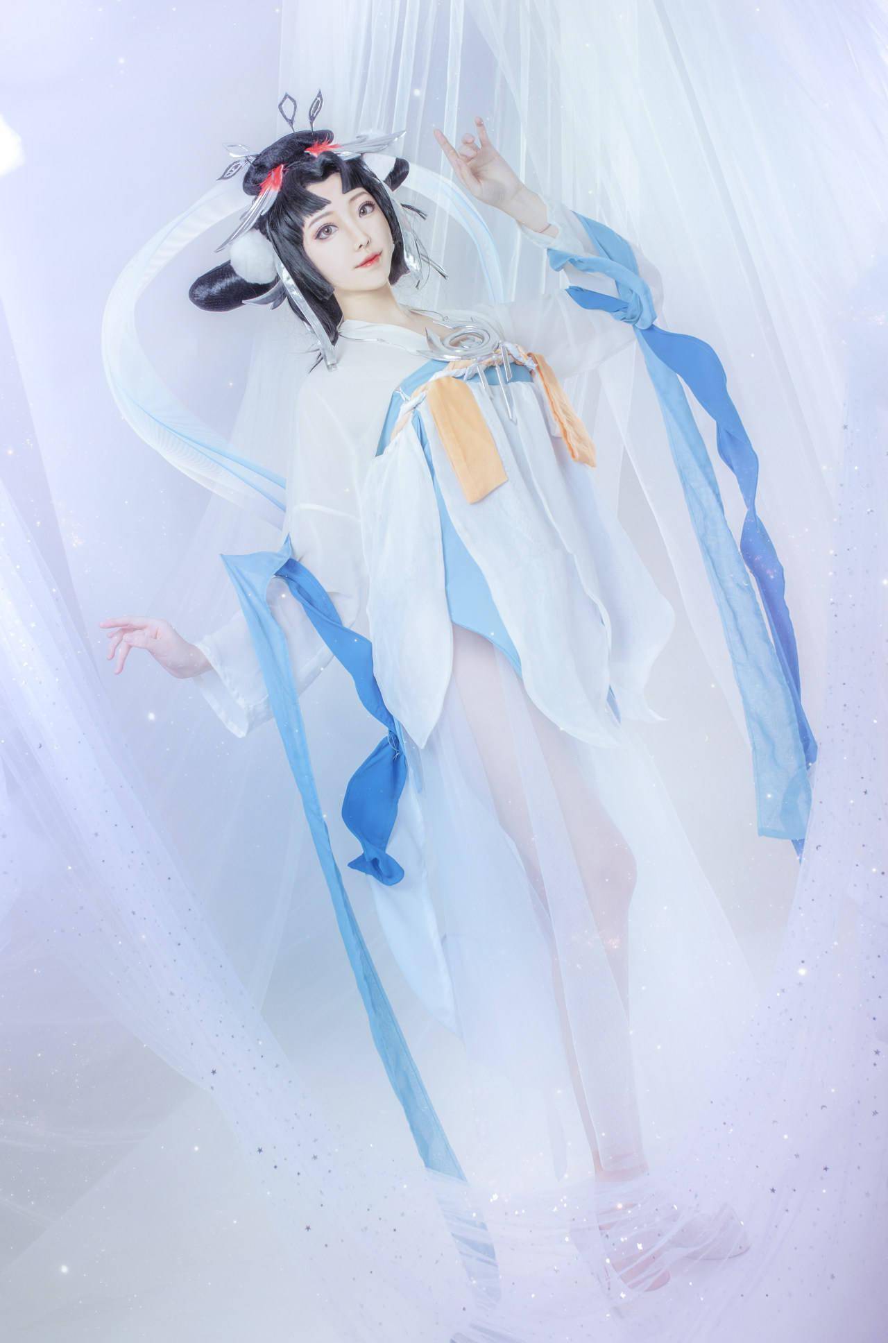 《王者荣耀》嫦娥如梦令cosplay_手机搜狐网