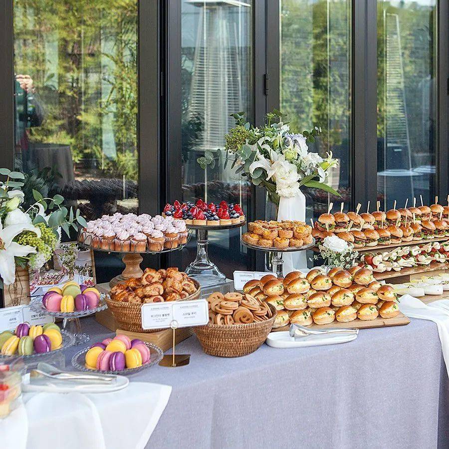 宴会茶歇素材弹药库,眼花缭乱灵感爆炸!——韩国d.