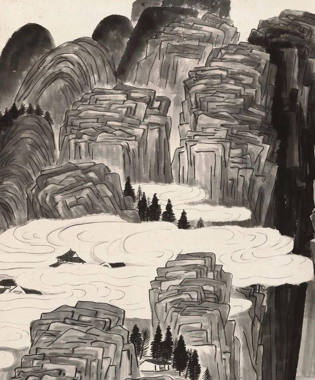 保利拍卖十五周年曹锟旧藏齐白石云山深涧钟进士像