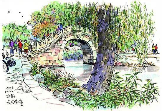 清华美院教授吴冠英画记清华我有甸园