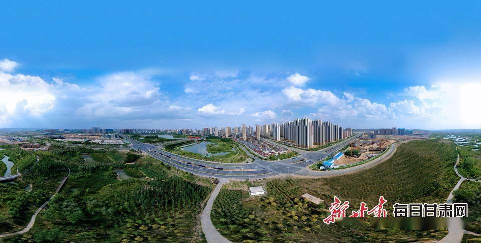 荒滩变都市,十年新城拔地起_兰州
