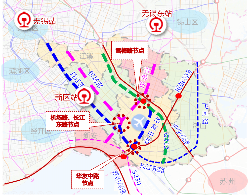 無錫身邊事這些路網堵點正在造路疏通還有連接機場重要規劃