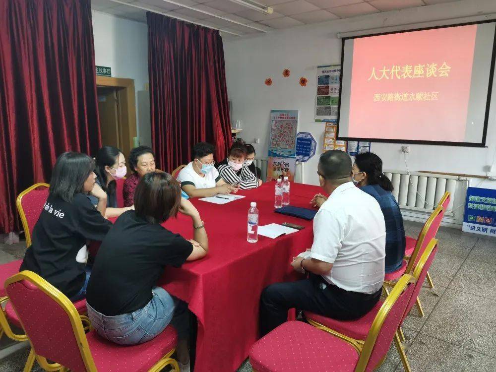 西安路街道各社区召开人大代表座谈会_居民