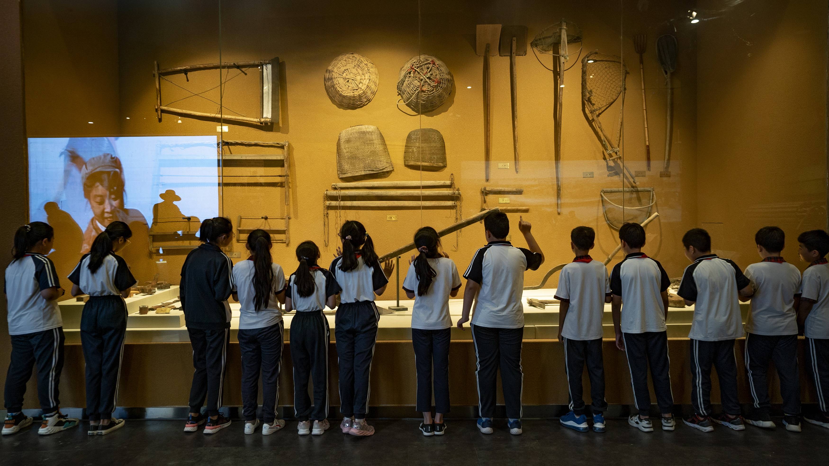 河北唐山农垦博物馆里学知识