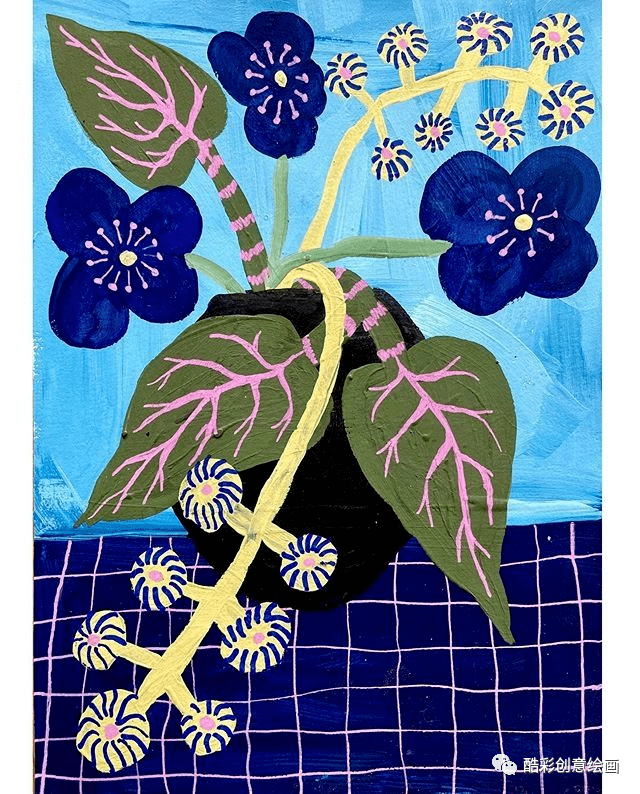 一组充满生命力的插画