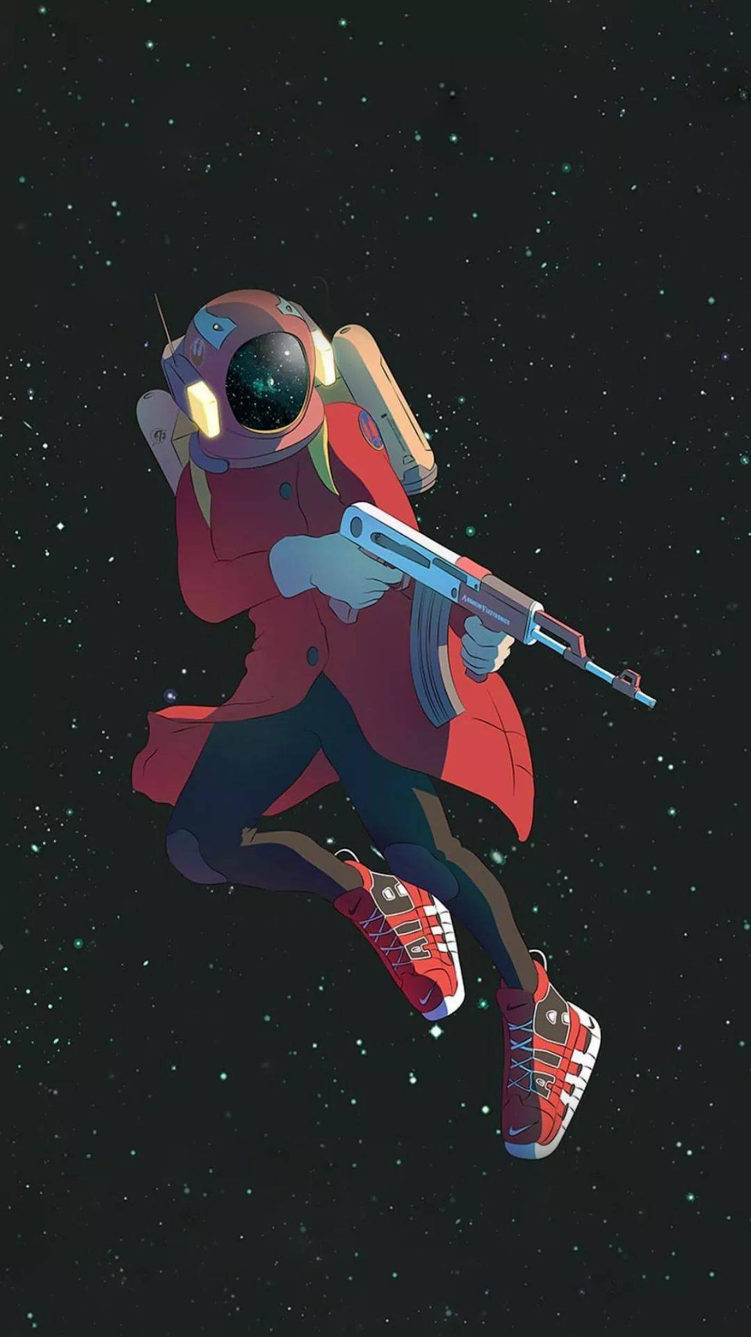 手机壁纸宇航员
