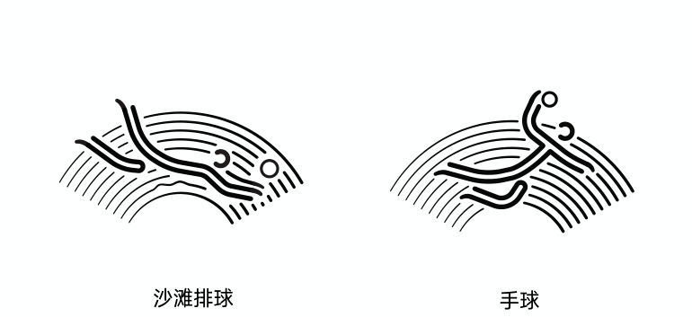 球類比賽18項競技性比賽22項這些圖標,由杭州亞運會會徽