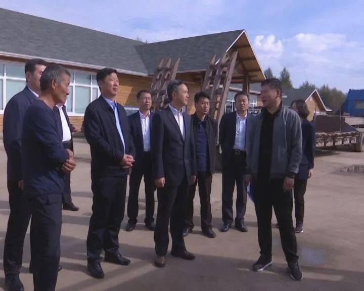 大连商品交易所党委书记理事长冉华一行到桦川县调研