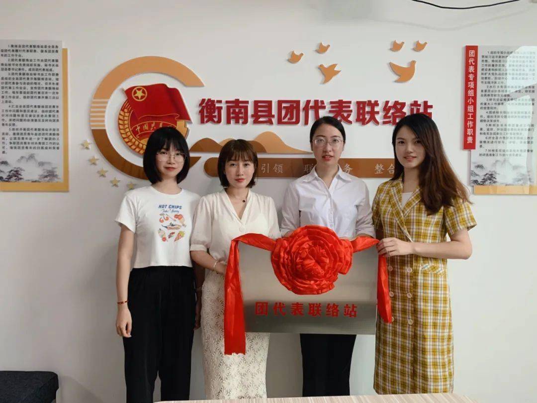 引领青年凝聚青年衡南县团代表联络站成立了