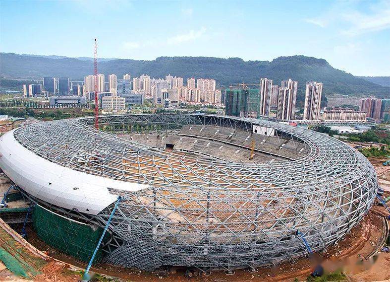 巴中市体育中心预计年底投入使用