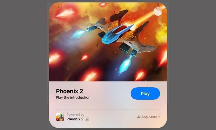 太空设计游戏《phoenix 2》已部署上ios 14 app clips功能