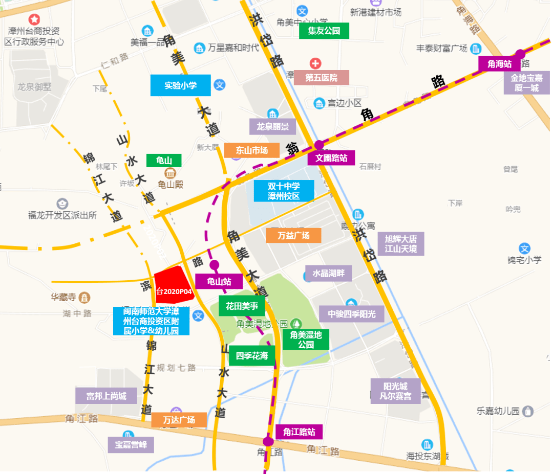 土拍公告角美地铁口宅地1021开拍国庆后还将公告2幅