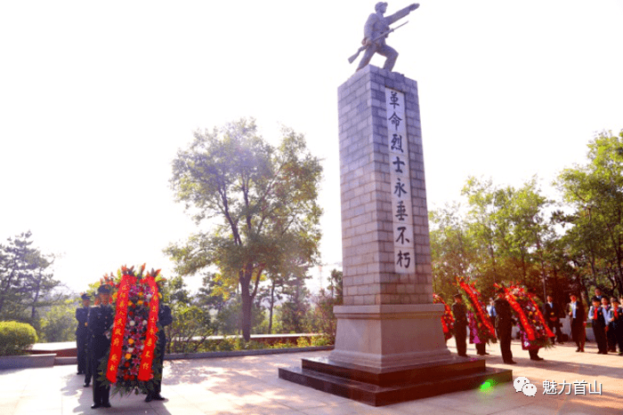 辽阳县举行向人民英雄敬献花篮仪式