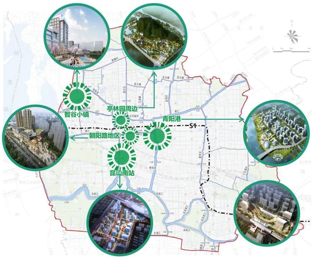 昆山城市规划图图片