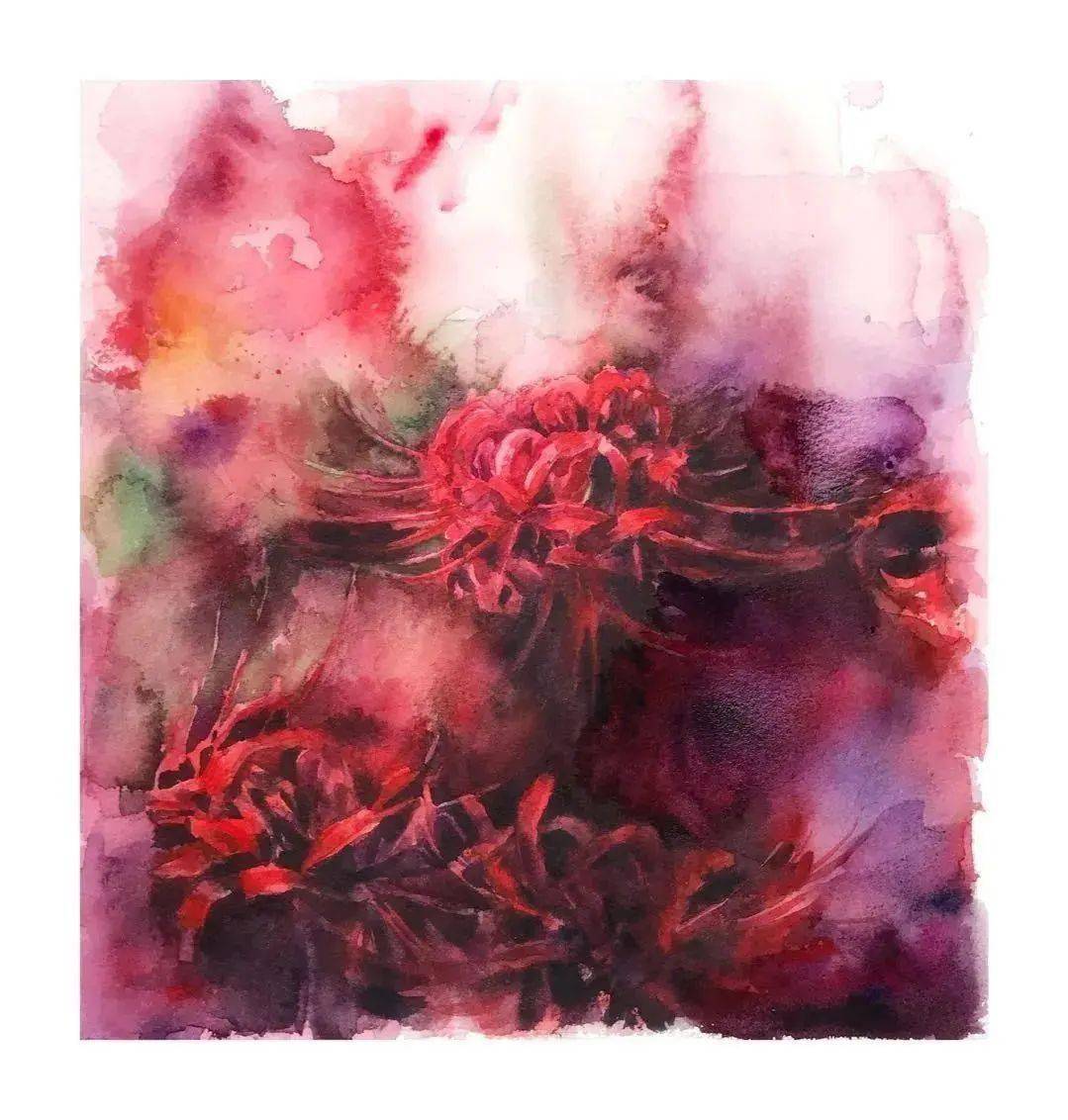 水彩画教程画出曼陀罗忘川之上有花繁华