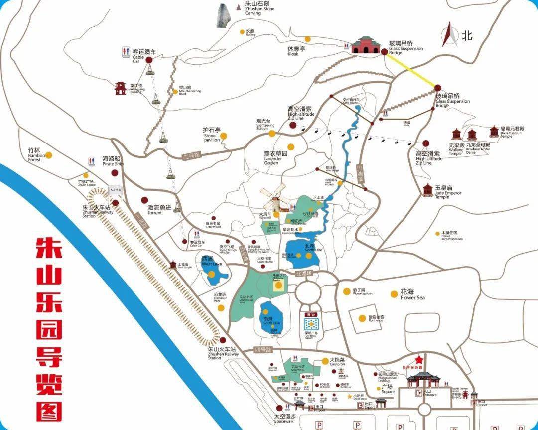 邯郸朱山乐园地图图片
