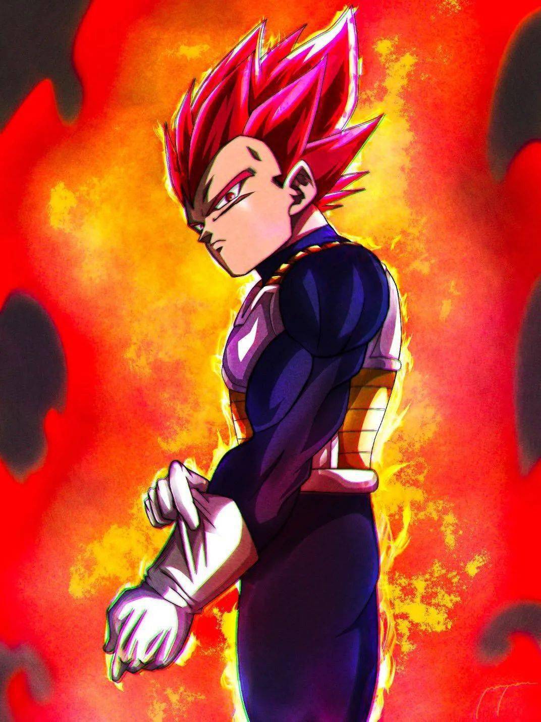 龙珠图集:超蓝悟空贝吉塔,最霸气的组合!