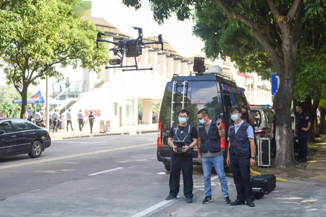 本次安保工作由石岐警方联合市局特警支队,交通分局以及海事局联勤