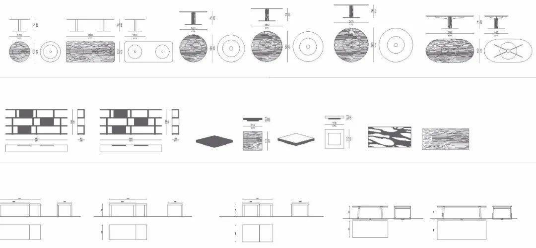 每日福利国外极简家具cad平面图库设计师的高端图库