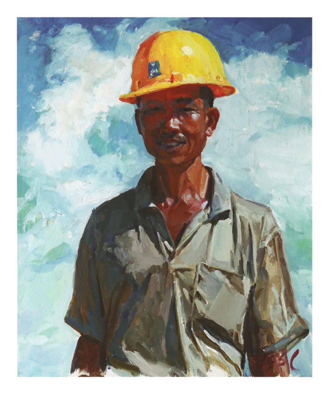 天台山艺术空间云端悦展┃劳动者之歌杨松林油画作品展每一个平凡劳动