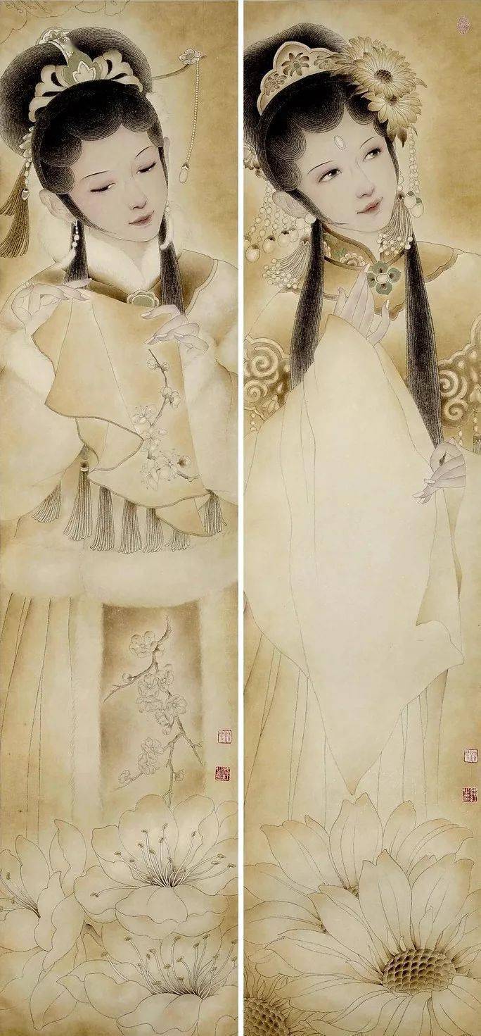 付洛红笔下最美的"国色天香"
