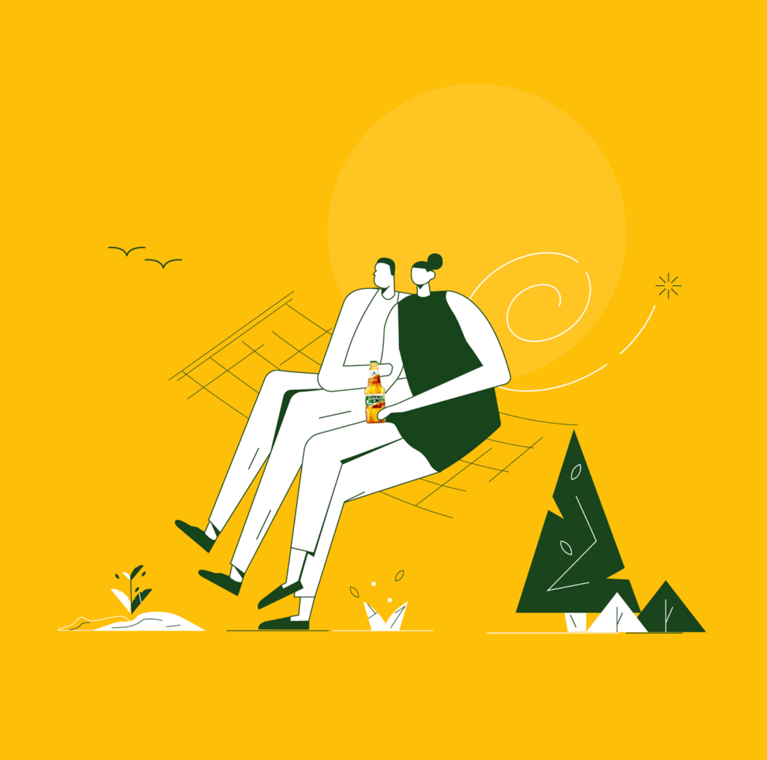 很有代入感的插画设计与产品融合