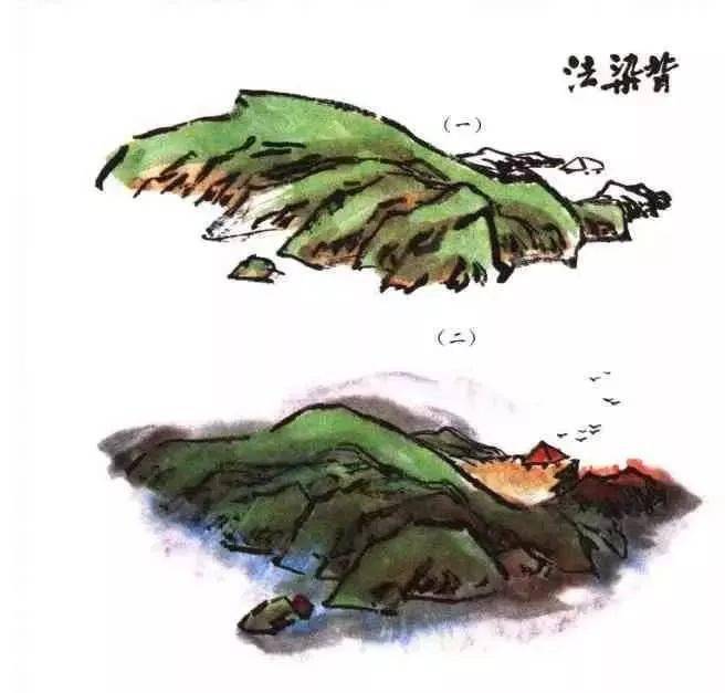 国画教程传统山水画上色技法