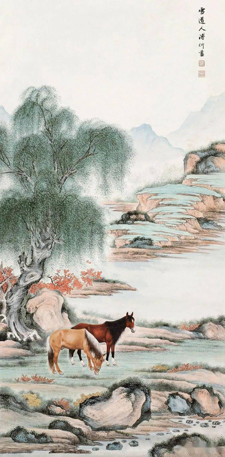 这位皇族画家琴画双绝,上世纪携女儿出走,神秘失踪!