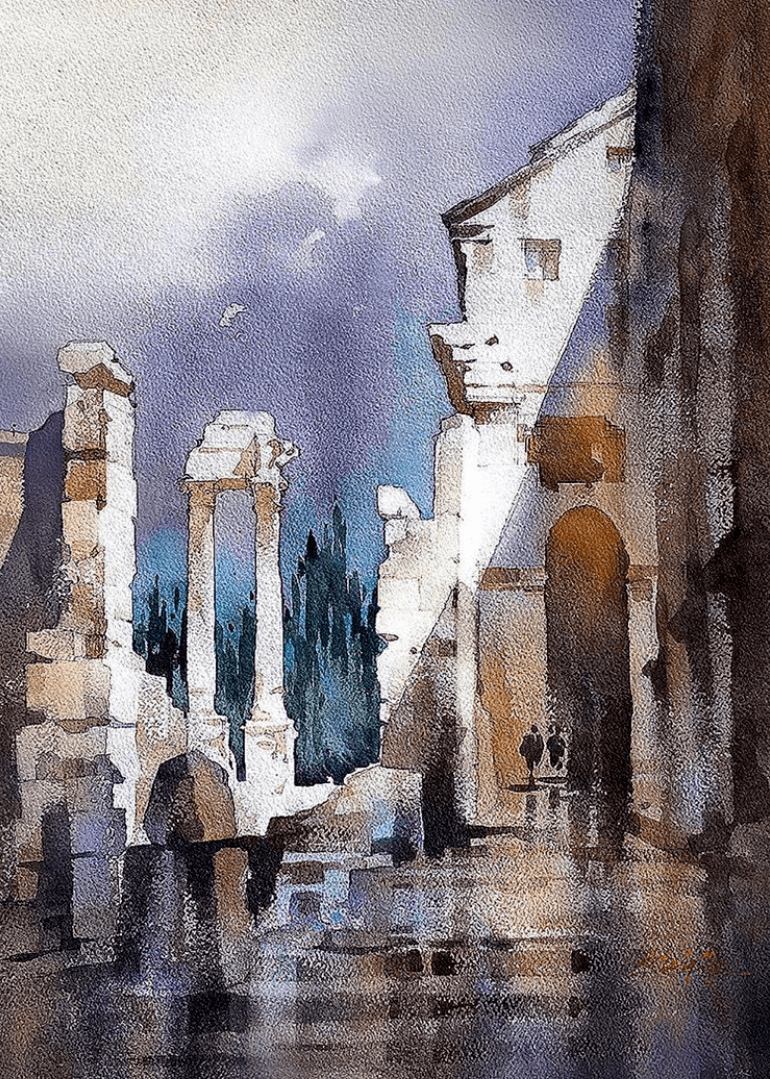 美国画家thomaswschaller水彩作品欣赏一