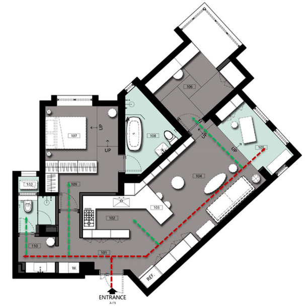 奇葩户型也不怕,好的设计可以取长补短,满足你美好的想象