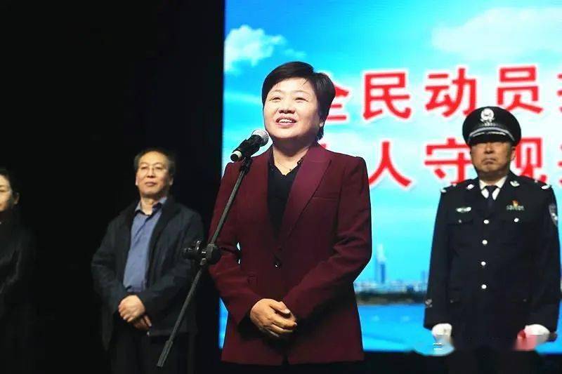 市委常委,宣传部部长牛兰英出席并宣布三门峡市交通秩序集中整治行动