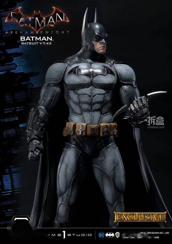 prime1studiop1s蝙蝠侠阿卡姆骑士v743战衣雕像