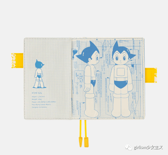 设计则是《哆啦a梦》漫画书封面的风格,书签则让会让人联想到机器猫的
