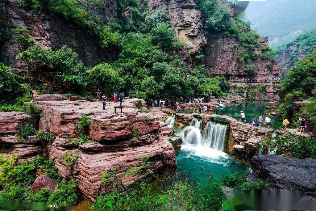 國家aaaaa級景區 雲臺山遊覽華夏第一秀水小寨溝景區(龍蛇潭,唐王飲馬