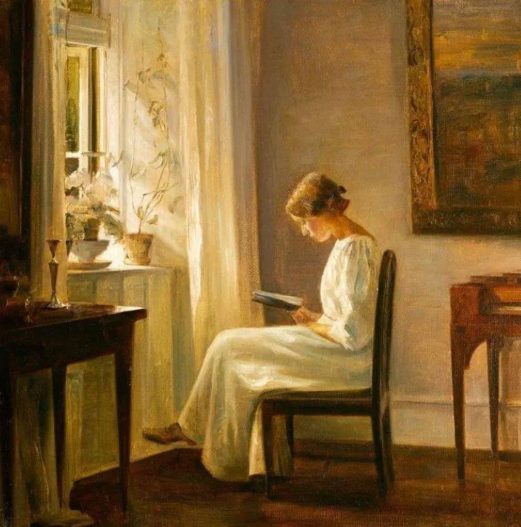 有光画就活了喜欢这组油画对光的表现