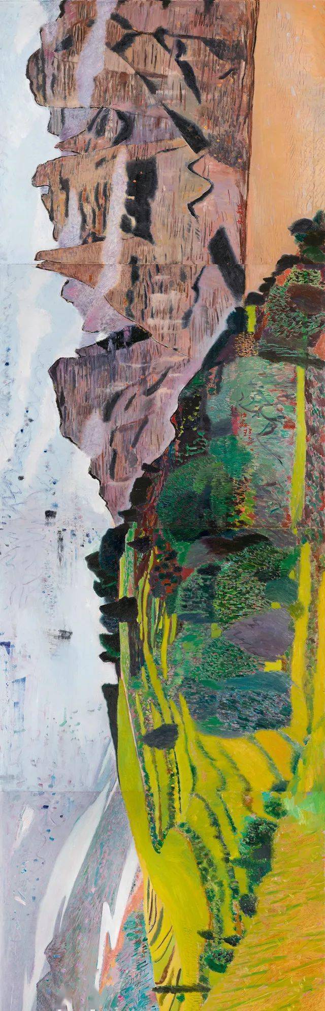 黄河魂赤子心王克举百米油画长卷展作品欣赏