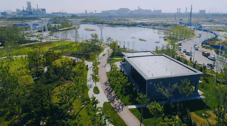 曲苑花溪公园开园:铸刻文化记忆 建设新型城镇_葛沽镇