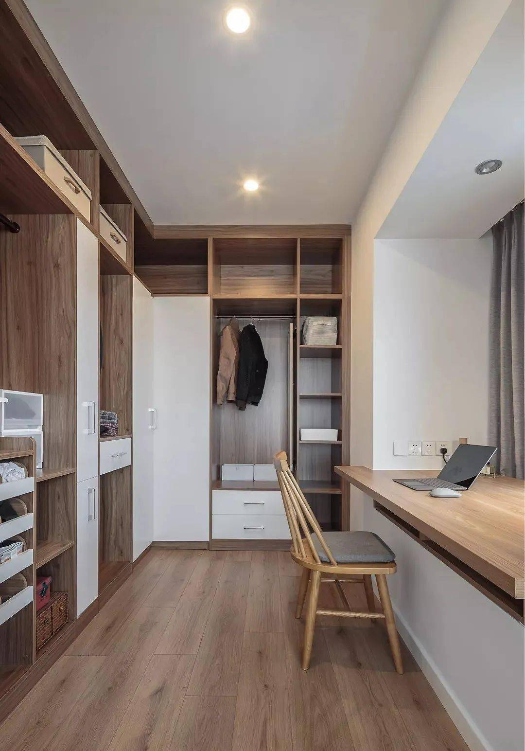 92㎡日式muji风3室2厅步入式衣帽间颜值与实力并存