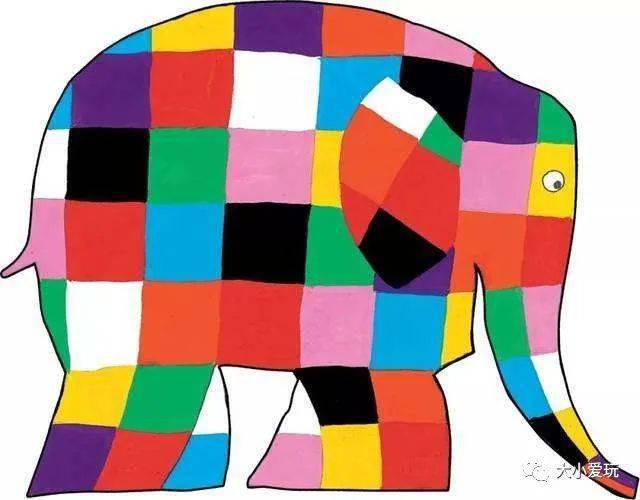 大象简笔画 艾玛图片