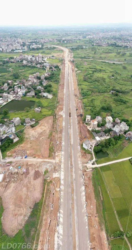 来!带你从上帝视觉俯瞰罗定环市南路建设进展